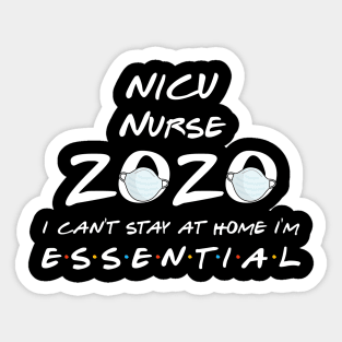 Nicu Nurse 2020 Quarantine Gift Sticker